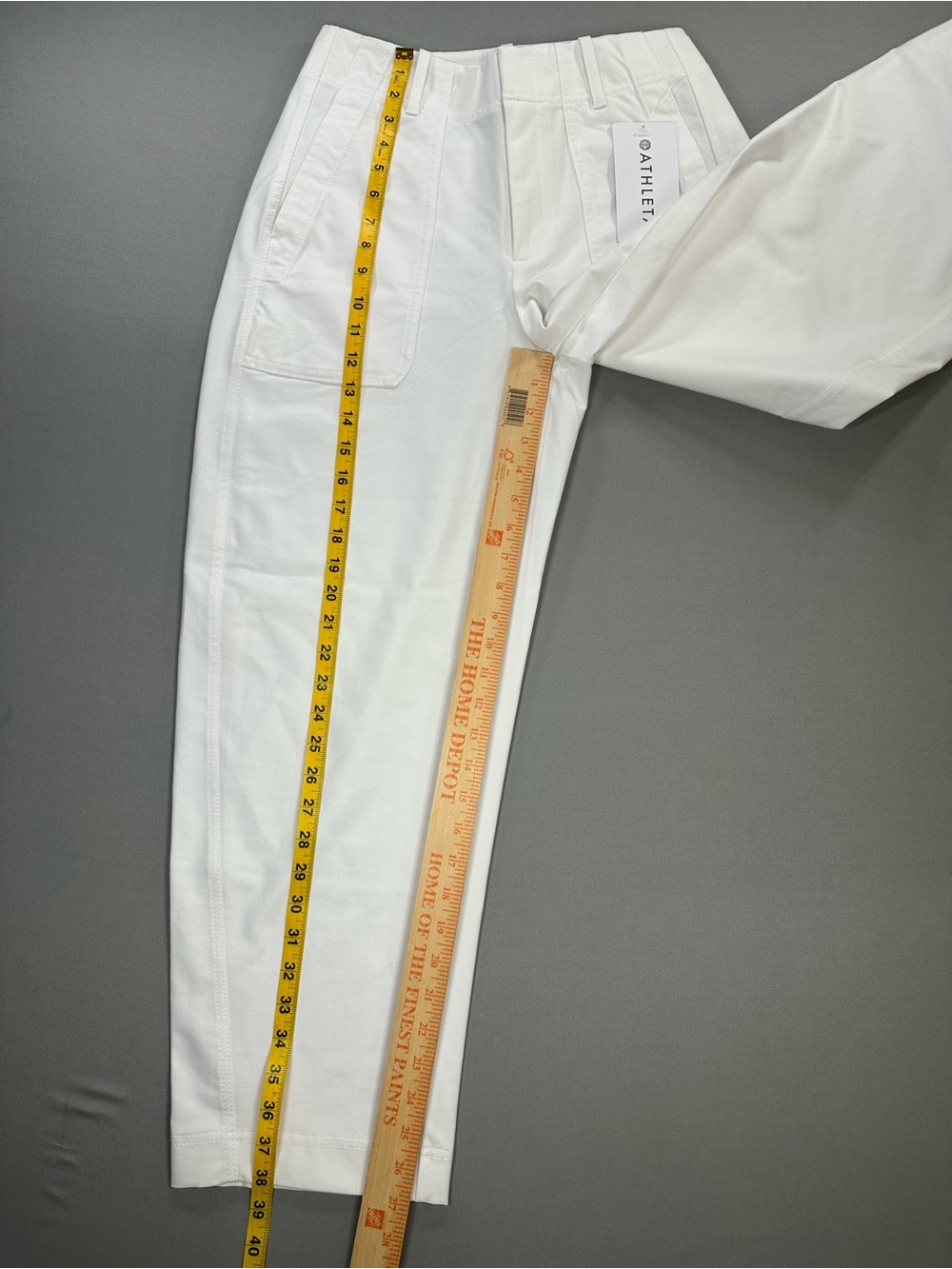 NWT Athleta Skyline High Rise Barrel Leg Pant, Bright White - Womens 6 - Picture 13 of 16